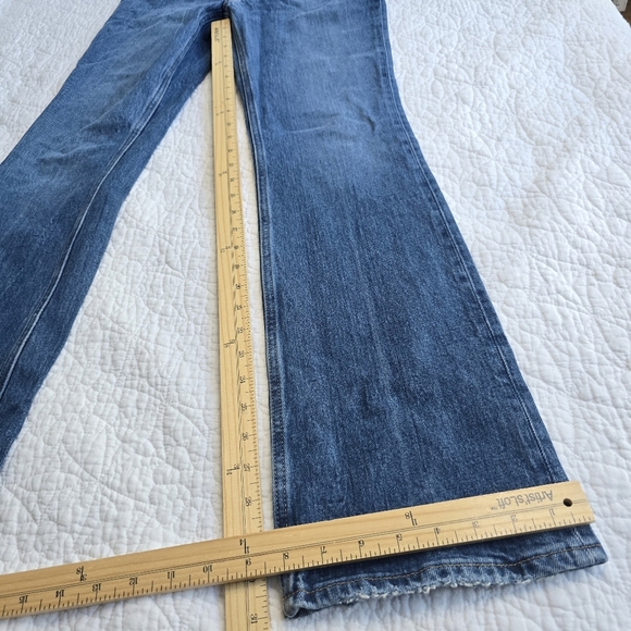 Abercrombie & Fitch The 70s Vintage Flare Ultra High Rise Blue Jeans 26 Regular - Picture 16 of 16